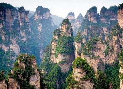 طبیعتی سحرآمیز در کوهستان تیان من چین