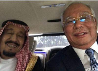 سلفی پادشاه عربستان و نخست وزیر مالزی