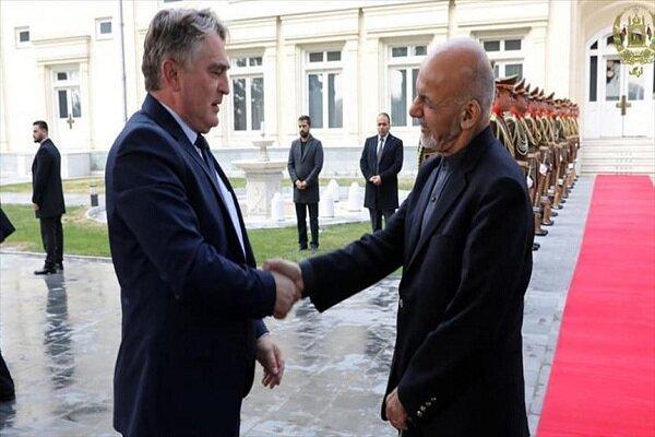 اشرف غنی با عضو شورای ریاست جمهوری بوسنی ملاقات کرد