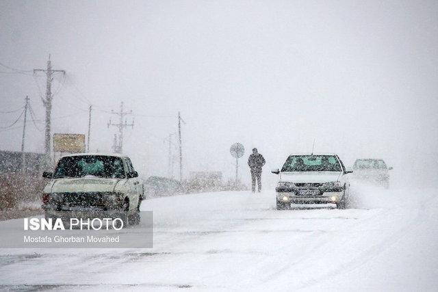 تردد با زنجیر چزخ در محورهای استان اردبیل، ترافیک نیمه سنگین تردد با زنجیر چزخ در محورهای استان اردبیل، ترافیک نیمه سنگین در محدوده ورودی پایتخت