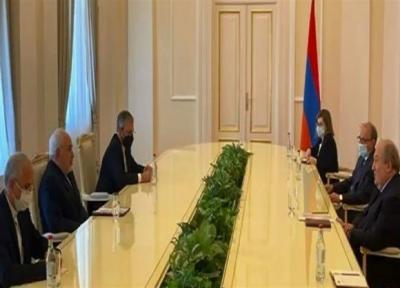 ملاقات ظریف با رئیس جمهور ارمنستان